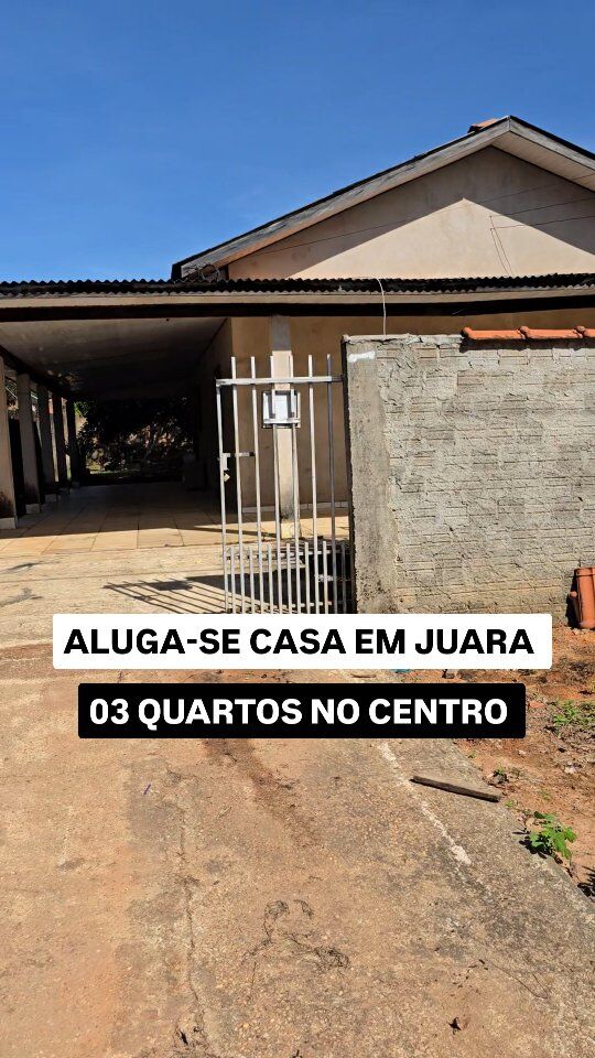 🏡 ALUGA-SE CASA NO CENTRO DE JUARA MT - R$ 1.500,,00 por mês!

▪️03 quartos e 01 banheiro.
▪️Sala e cozinha.
▪️Varanda em L que serve de garagem para até 03 veículos em fila.
▪️Quintal grande com espécies frutíferas 🌳

✅ Piso de cerâmica
✅ Forro de PVC 
✅ Toda murada
✅ Portão de grade

Agende sua visita com Vanderlei:
📱 WhatsApp: (66) 99601-5013

#imoveis #casas #aluguel #locacao #juaramt #arinosnegocios